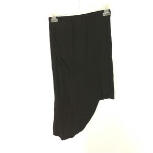 Charlotte Russe black asymmetrical skirt